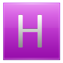 H Pink Icon 256x256 png