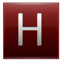 H Red Icon 256x256 png