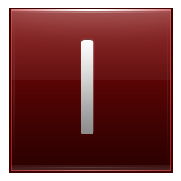 I Red Icon 256x256 png