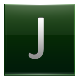 J Dark Green Icon 256x256 png