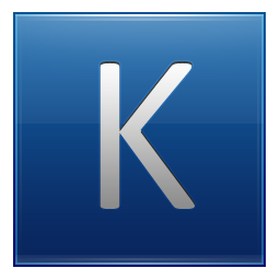 K Blue Icon 256x256 png