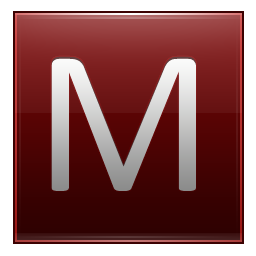 M Red Icon 256x256 png