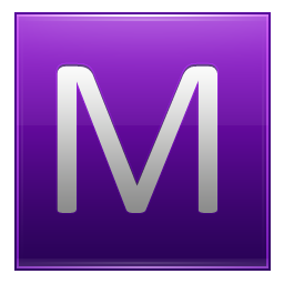 M Violet Icon 256x256 png