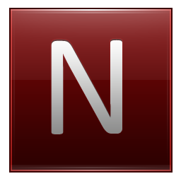 N Red Icon 256x256 png