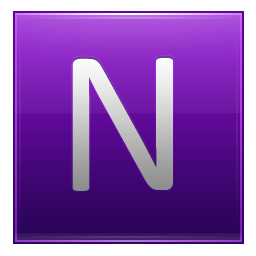 N Violet Icon 256x256 png