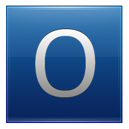 O Blue Icon 256x256 png