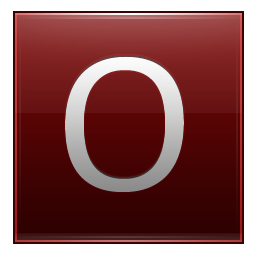 O Red Icon 256x256 png
