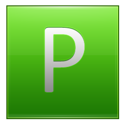 P Green Icon 256x256 png