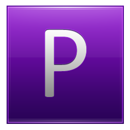 P Violet Icon 256x256 png