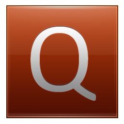 Q Orange Icon 256x256 png