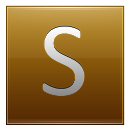 S Gold Icon 256x256 png