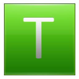 T Green Icon 256x256 png
