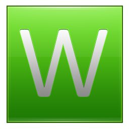 W Green Icon 256x256 png