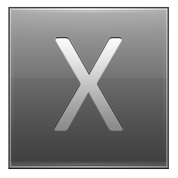 X Grey Icon 256x256 png