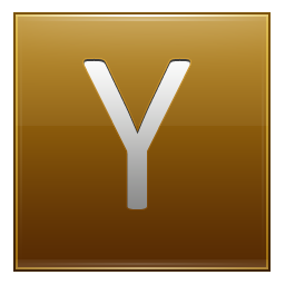 Y Gold Icon 256x256 png
