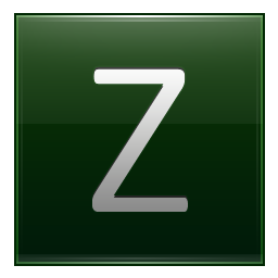 Z Dark Green Icon 256x256 png