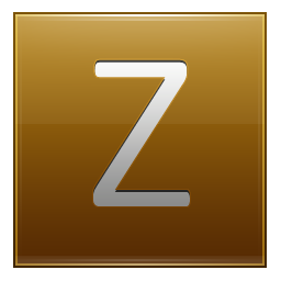 Z Gold Icon 256x256 png