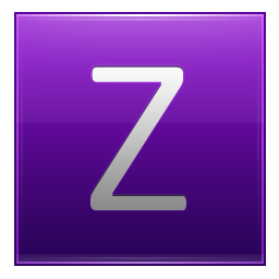 Z Violet Icon 256x256 png