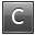 C Grey Icon 32x32 png