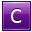 C Violet Icon 32x32 png