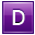D Violet Icon 32x32 png