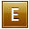 E Gold Icon 32x32 png