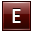 E Red Icon 32x32 png