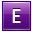 E Violet Icon 32x32 png