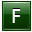 F Dark Green Icon 32x32 png