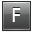 F Grey Icon 32x32 png