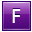 F Violet Icon 32x32 png