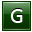 G Dark Green Icon 32x32 png