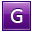G Violet Icon 32x32 png