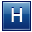 H Blue Icon 32x32 png