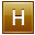 H Gold Icon 32x32 png