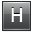 H Grey Icon 32x32 png