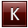 K Red Icon 32x32 png