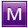 M Violet Icon 32x32 png