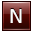 N Red Icon 32x32 png