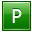 P Green Icon 32x32 png