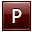 P Red Icon 32x32 png