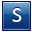 S Blue Icon 32x32 png