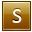 S Gold Icon 32x32 png