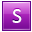 S Pink Icon 32x32 png