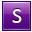 S Violet Icon 32x32 png
