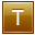 T Gold Icon 32x32 png