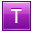 T Pink Icon 32x32 png