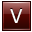 V Red Icon 32x32 png