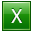 X Green Icon 32x32 png