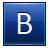 B Blue Icon